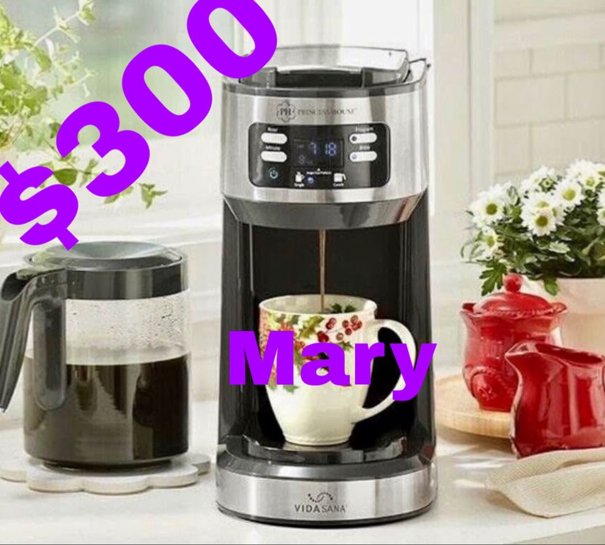 Cafetera Eléctrica. Última Oportunidad. Producto Retirado Del Mercado  Princess House