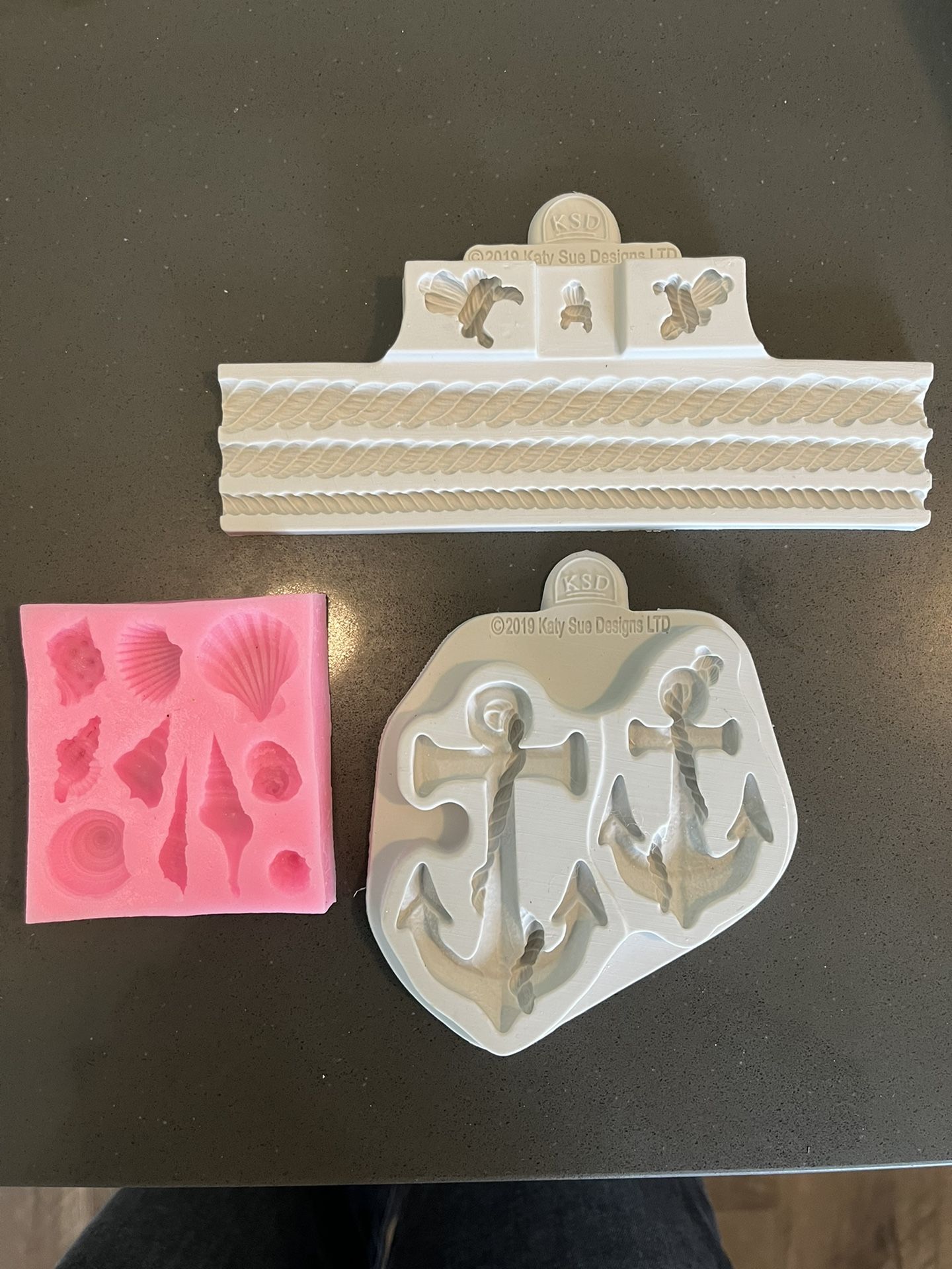 Lot Of Nautical Silicone Molds For Cake Decorating And Fondant
