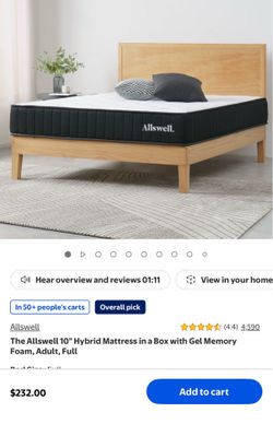 FULL SIZE MATTRESS , METAL FRAME AND 6” RISERS BUNDLE!
