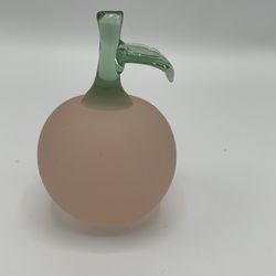 Peach Paperweight 