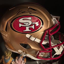 George Kittle Signed Helmet 49ers