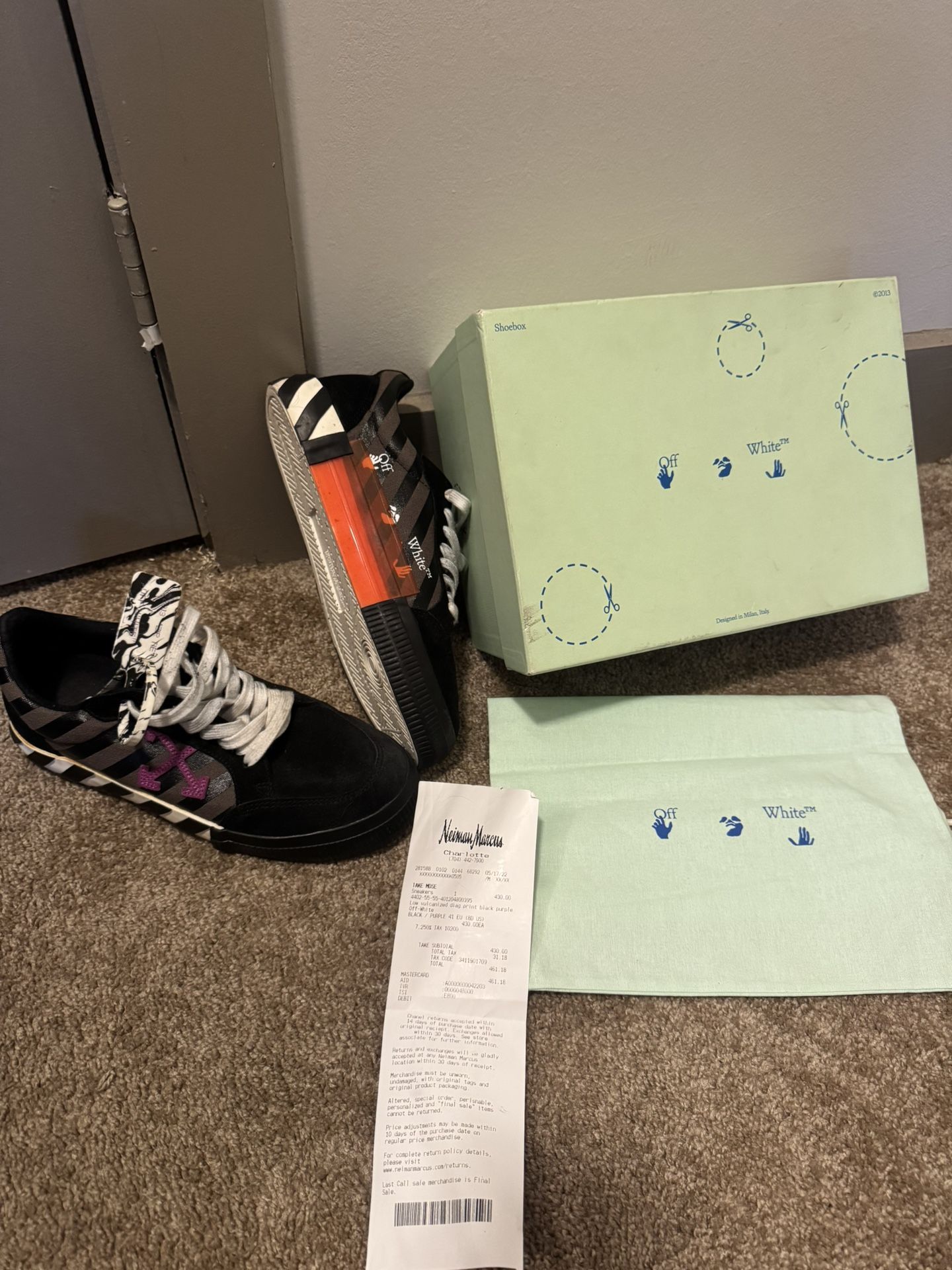 Mens off white shoes size 41