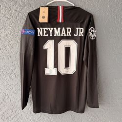 PSG Neymar Soccer Jersey black
