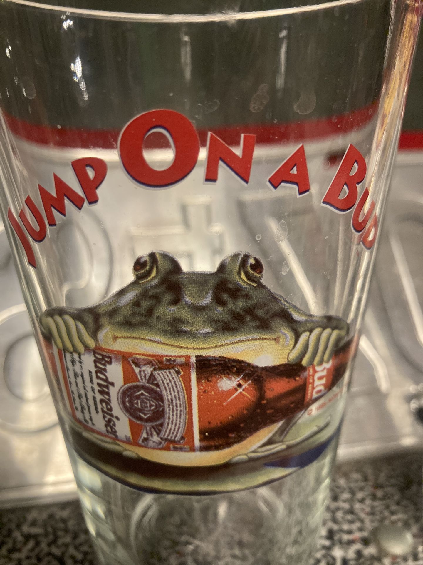 Vintage Budweiser Frog Beer Glasses