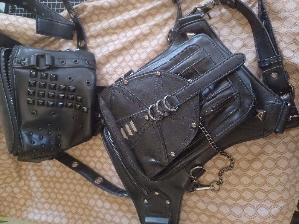 Tactical Leather/Faux Leather Fanny Packs