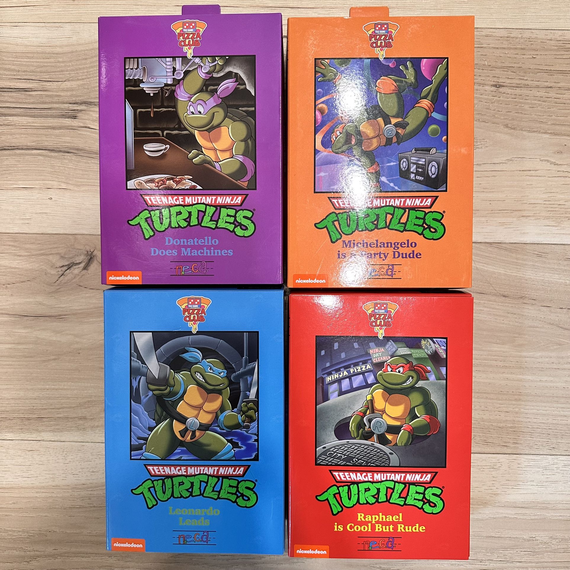 TMNT- Teenage Mutant Ninja Turtles Figures Set Of 4