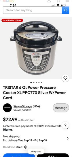 Power prestare coocker