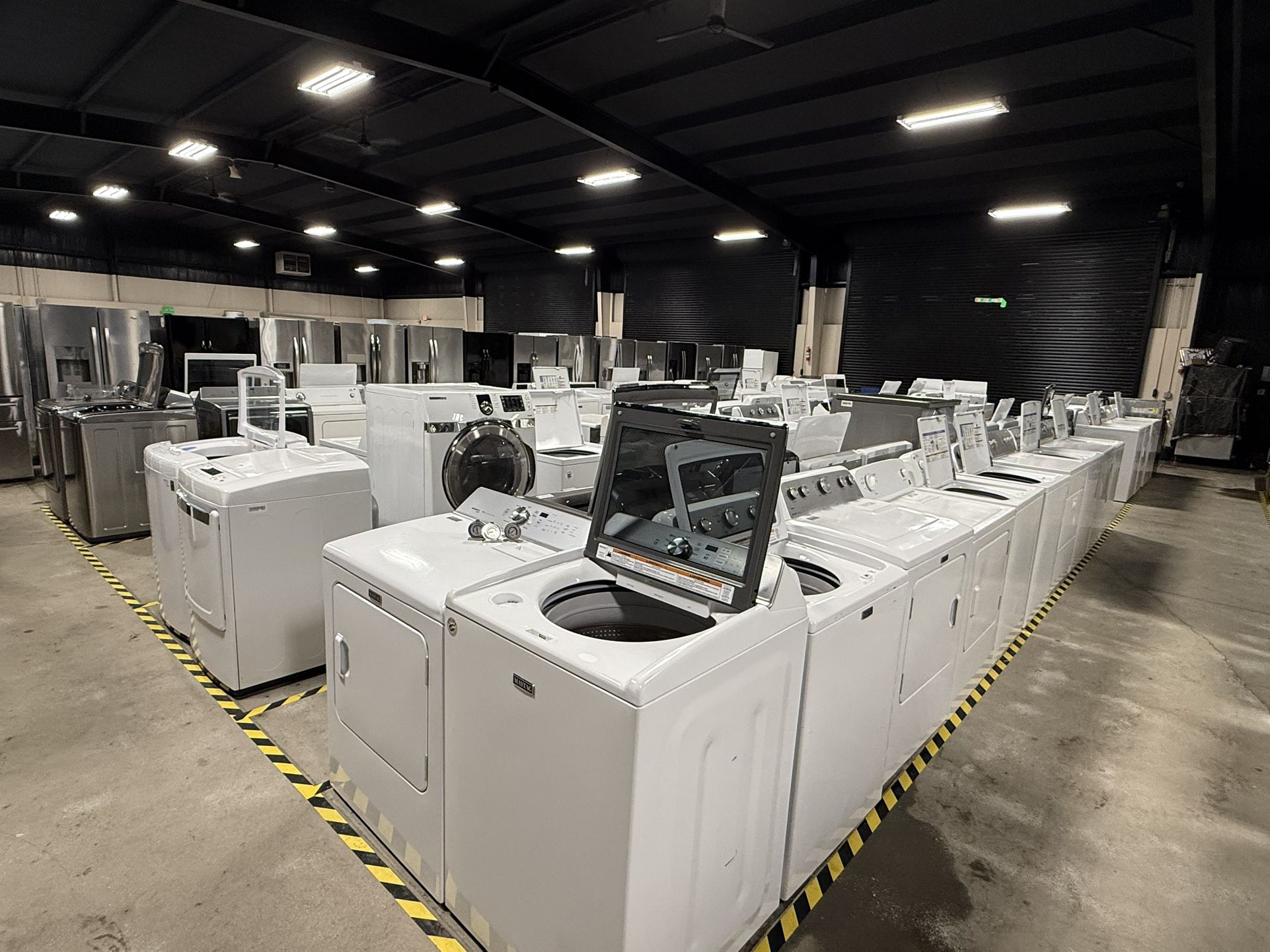 📍 Great sale of appliances washing machines dryers stoves refrigerators and freezers