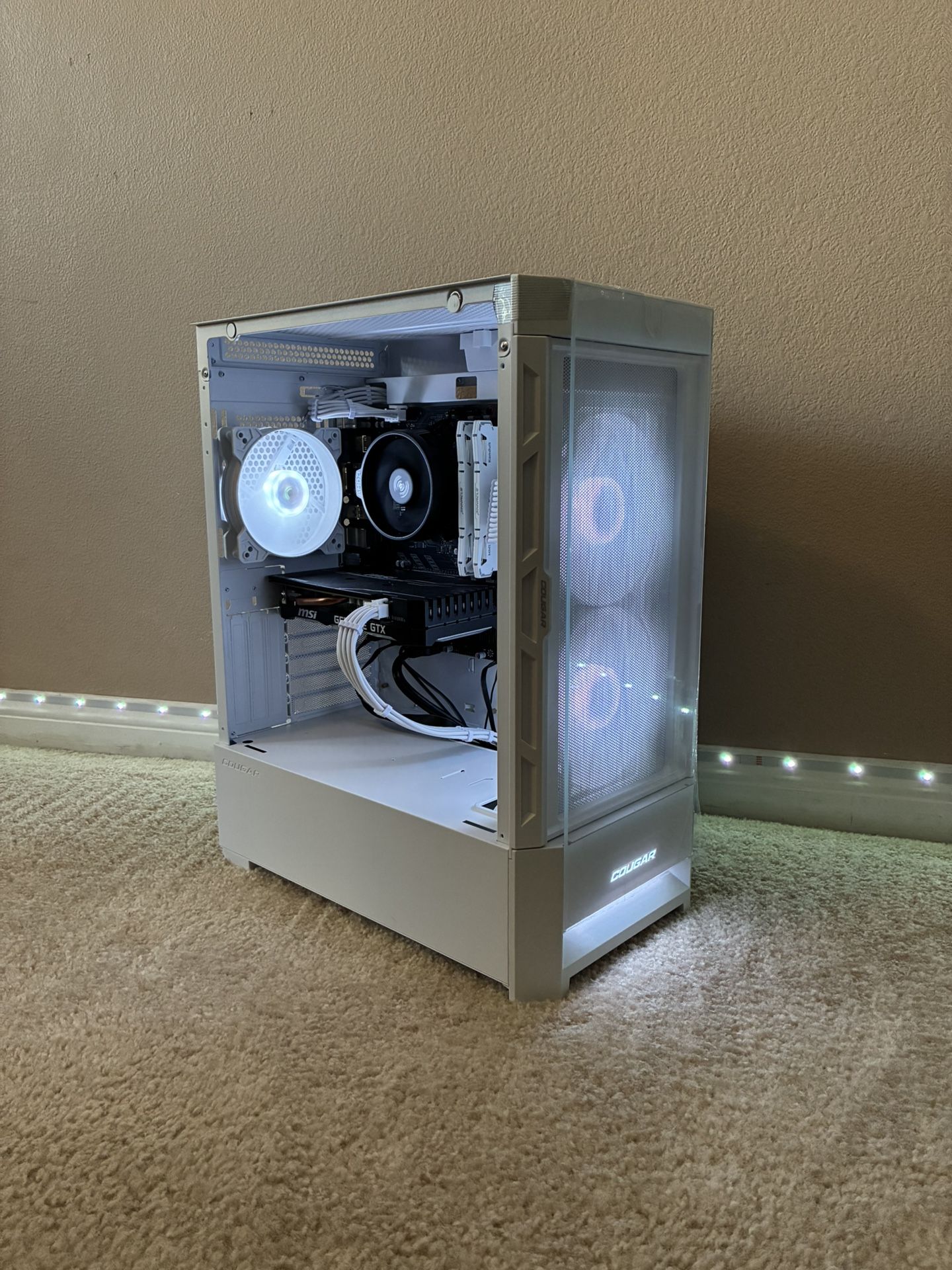White Gaming Pc!!! ❄️