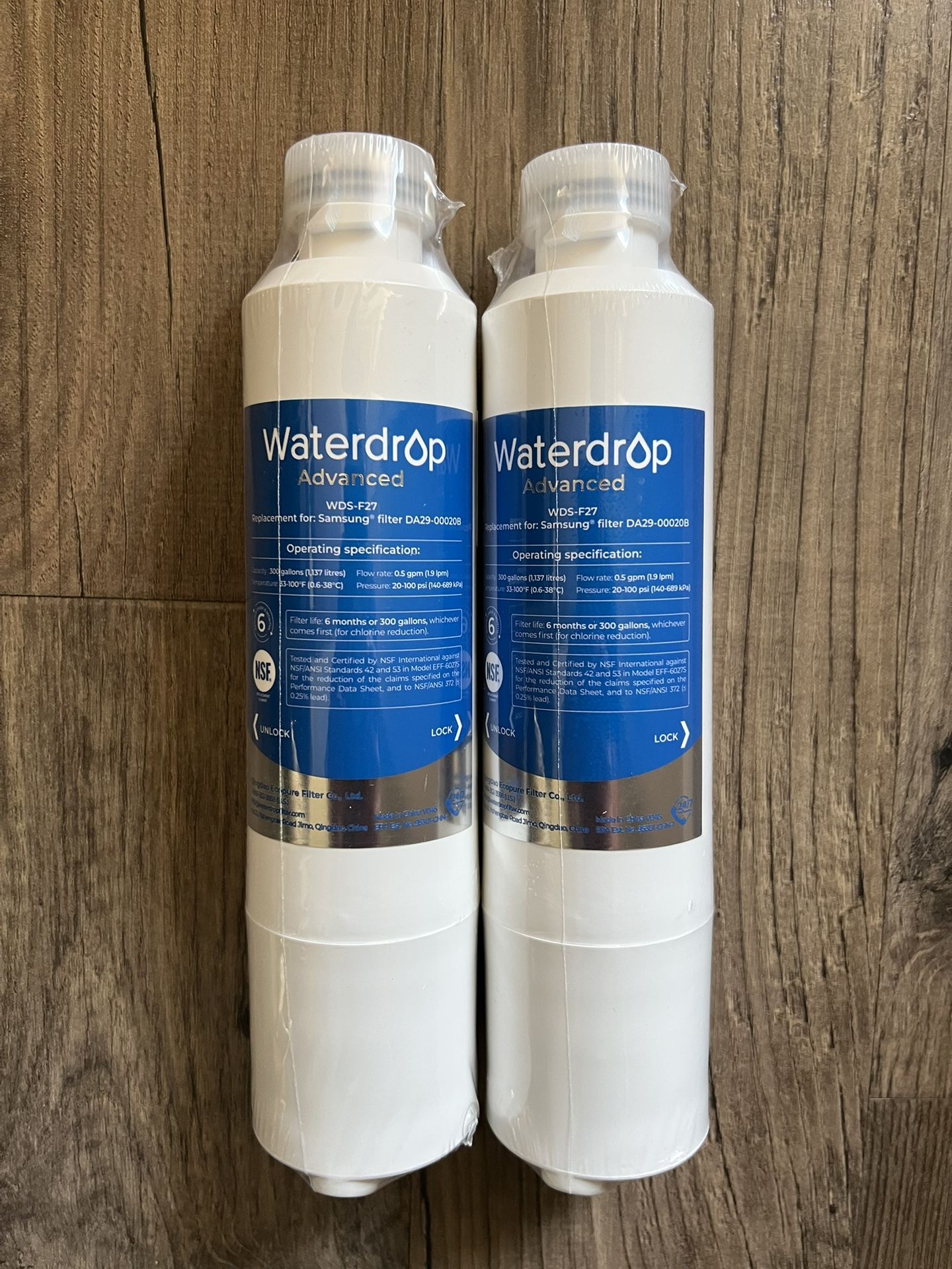 Samsung Refrigerator Water Filters (2) - NEW