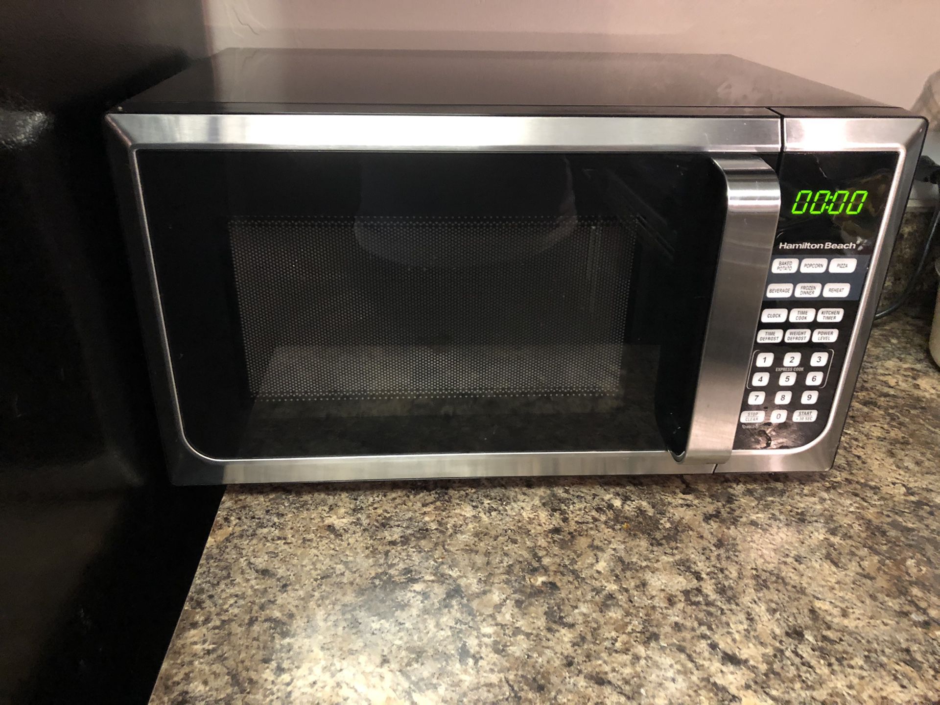 Hamilton Beach stainless steel countertop microwave
