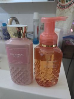 Bath & Body Works "Champagne Toast" Shower Gel + Foaming Hand Soap Set