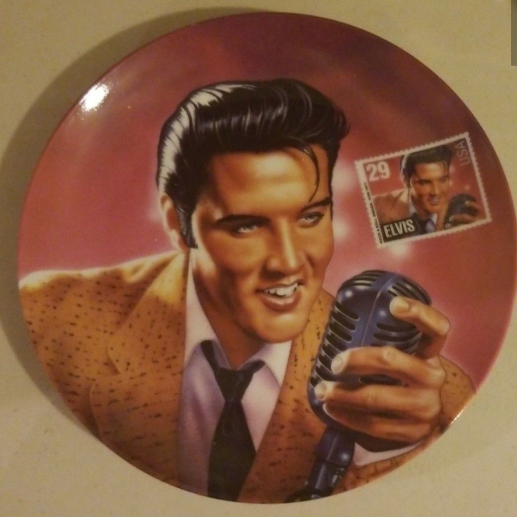 Elvis "The Rock &Roll Legend " plate