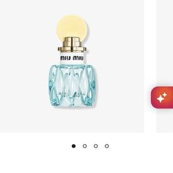 Miu Miu  perfume l’eau Bleau