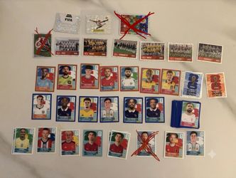 Panini World Cup stickers! Selling $2 per 7 stickers