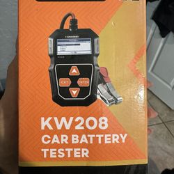 KONNWEI KW208 12V Car Battery Tester, 100-2000 CCA Load Tester Automotive Alternator Tester Digital Auto Battery Analy