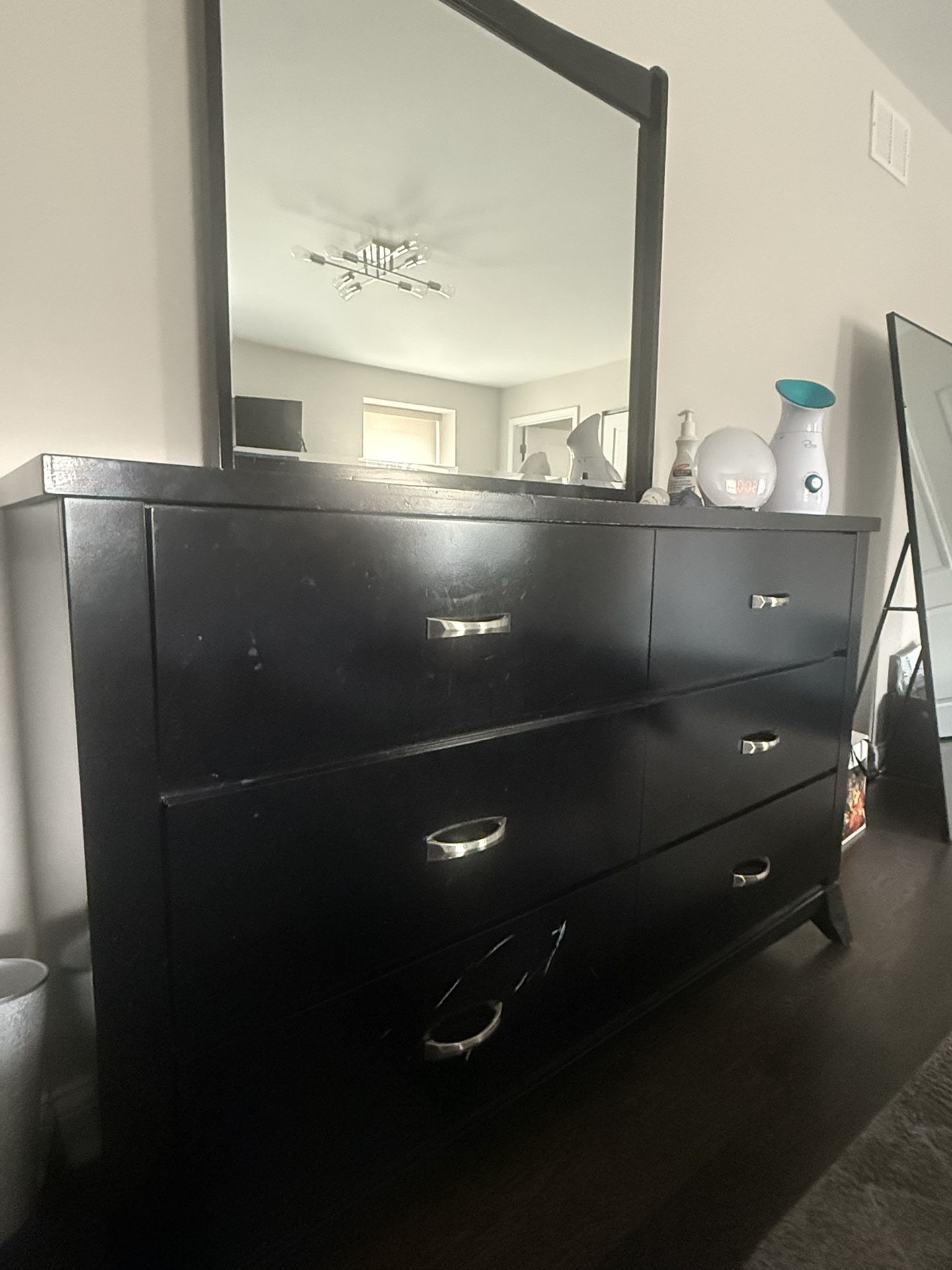 Chest And Dresser With Mirror