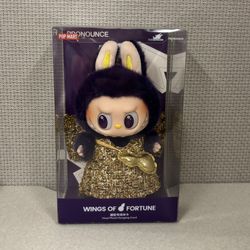 POP MART LABUBU × Pronounce - Wings of Fortune Vinyl Plush Doll NEW 