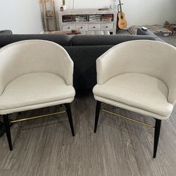 Matching Beige Chairs  