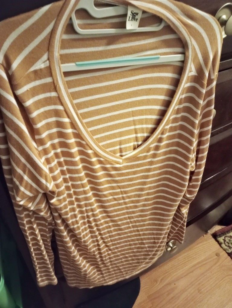 Shirt Woman's Long Sleeve Large