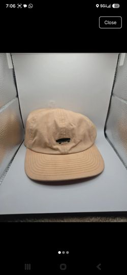 Vans Salton II Pastel Peach Skateboard Embroidered Strapback Hat