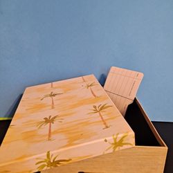 Brand New Palm Tree File Box-15.00