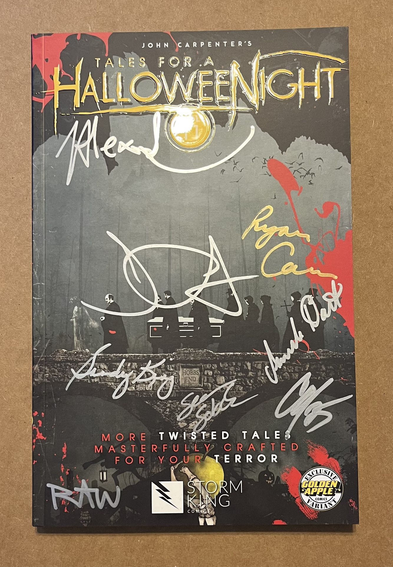 Tales For A HalloweeNight vol. 11 Golden Apple Exclusive Cover- JOHN CARPENTER SIGNED - NEW