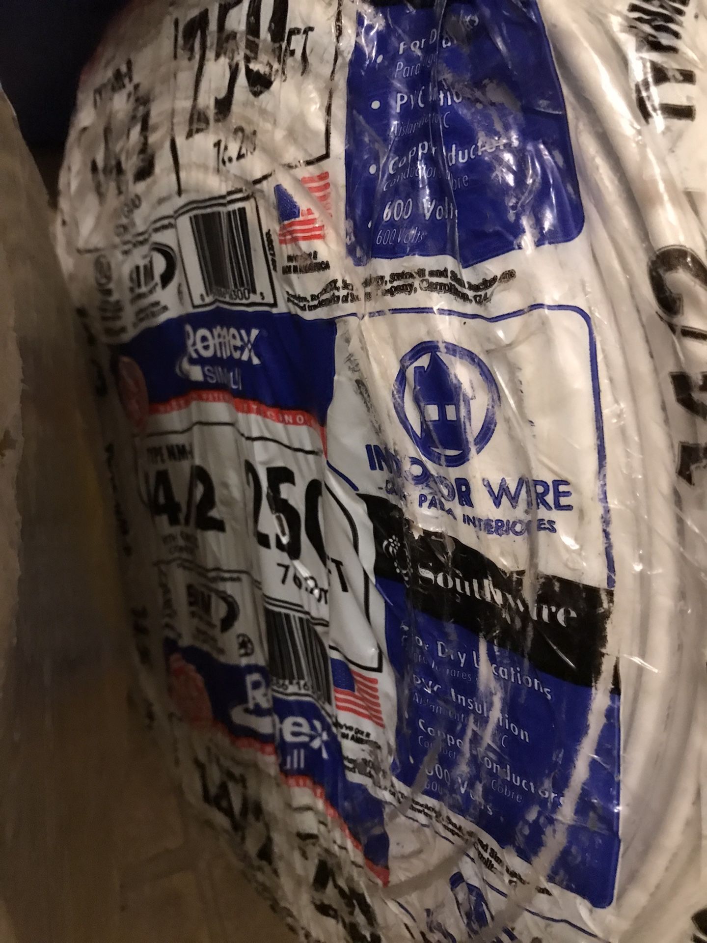 Romex 250’ Ft Wire