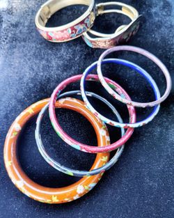 Vintage cloisonne bangles col6