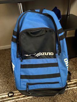 Mizuno Sports Backpack Blue and Black