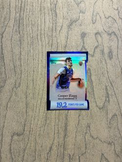 Cooper Flagg Topps Rookie Die - Cut 