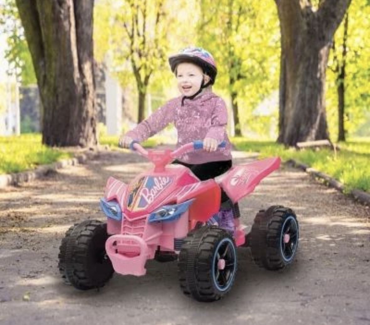 Licensed 12-Volt Battery Powered ATV Ride On Barbie