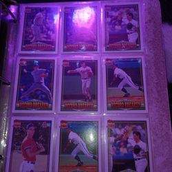 Baseball Cards From 84 To 91 Make Offer 