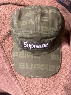 Supreme FW20 Reflective Print Camp Cap Olive