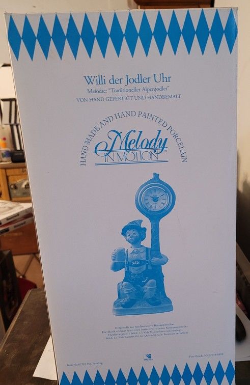 Willie The Yodler Clockpost-Melody In Motion