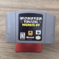 Original Nintendo 64 (N64) Game Monster Truck Madness 
