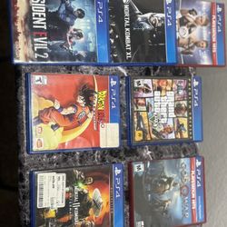 7 Essential PS4 Game Bundle – Resident Evil, God of War, MK11 & More