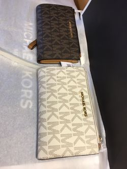 Double zip wallets