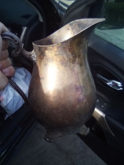 Victorian Rose Set Of Sliver Jugs And Boat