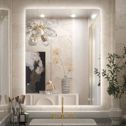 NEW - Backlit LED Bathroom Mirror 20” X 28”