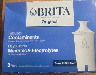 Brita Pitcher Replacement Filter
3 ct pkg