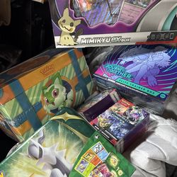 Pokemon ETBs boxes chests
