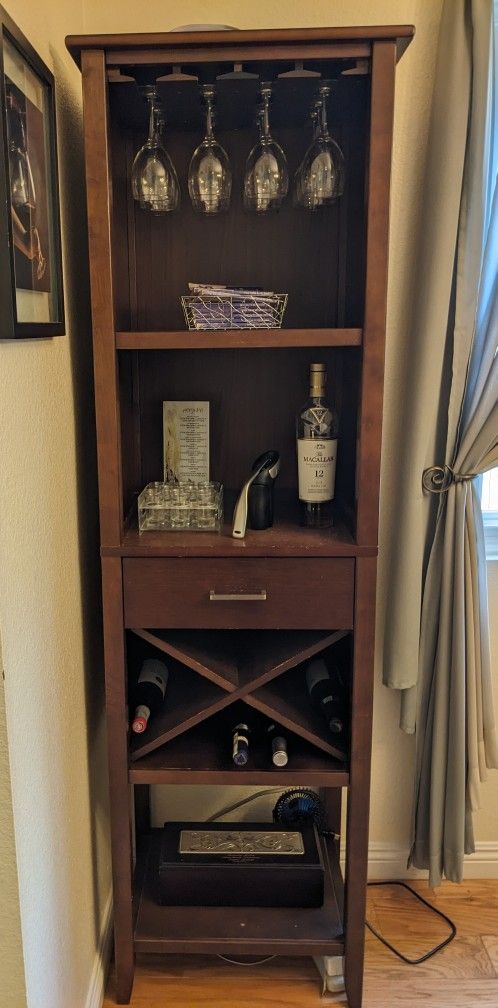 Wine Rack Cabinet Storage