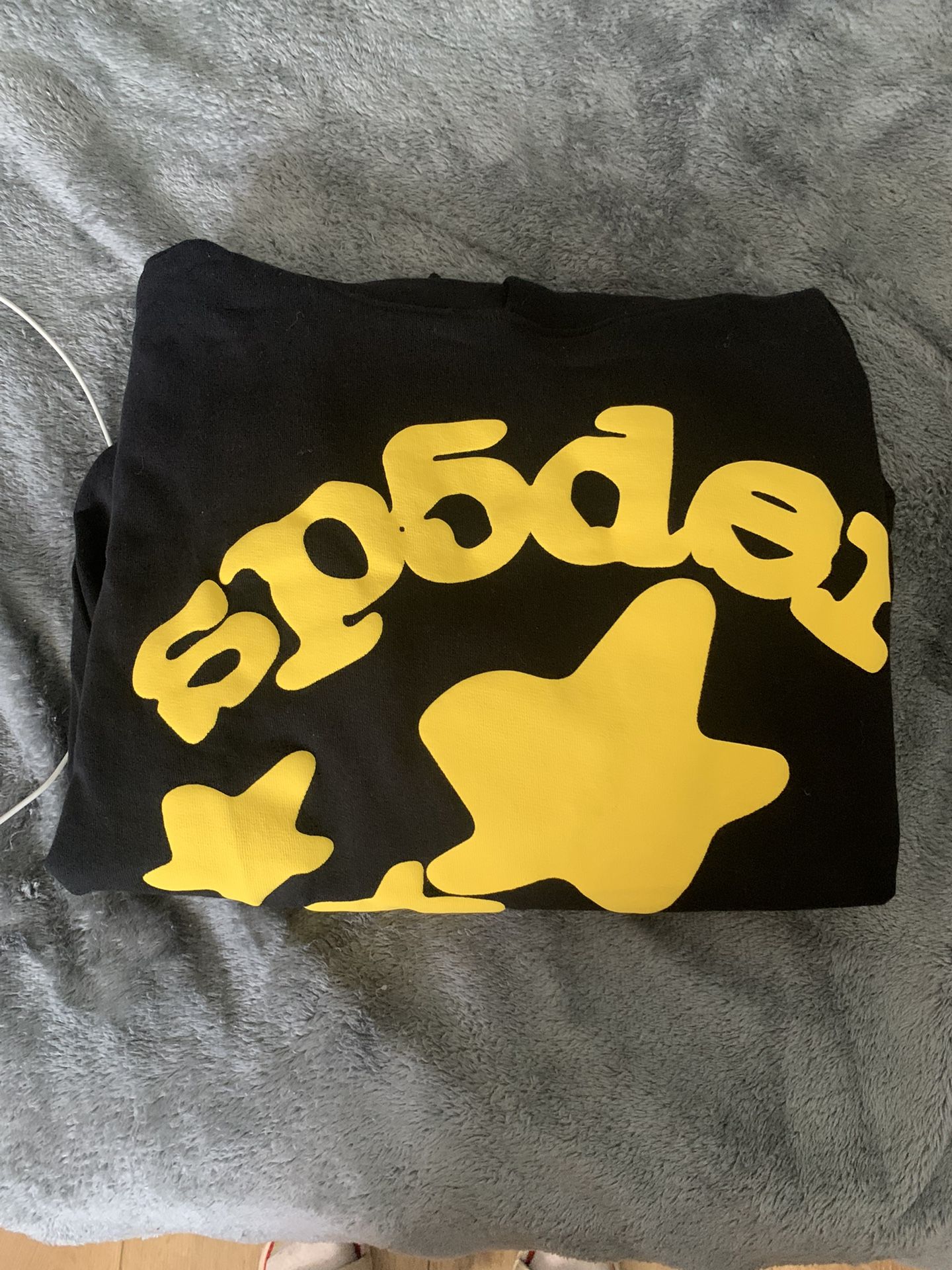 Black Yellow Beluga Sp5der Hoodie