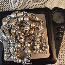 Collar De Plata.925. De Mexico.  Largo. 