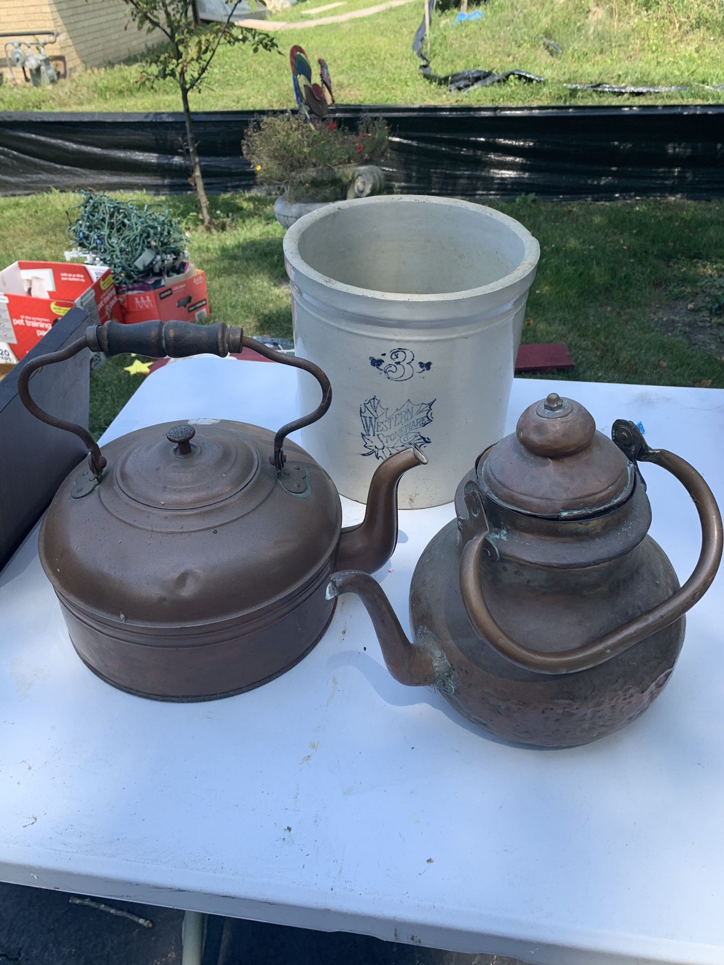 Old Copper Kettles
