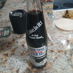  1984 Super Bowl Coke Bottle Never Opened 