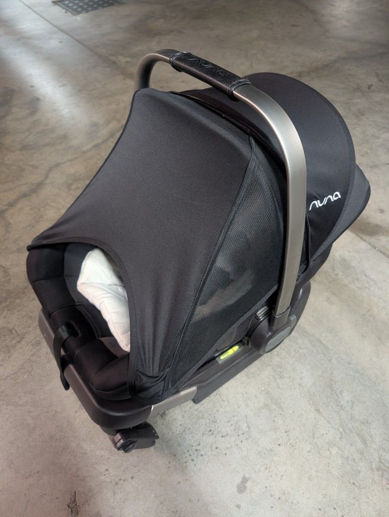 Nuna Pipa Lite LX Infant Baby Car Seat with Adapter Base