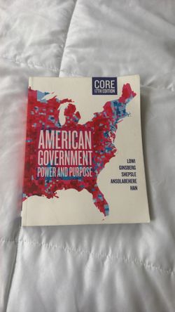 Core 17th edition American government book