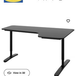 IKEA BEKANT corner desk-right
